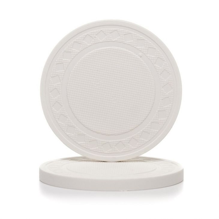 4 Gram White Diamond Poker Chips - Set of 100 main image